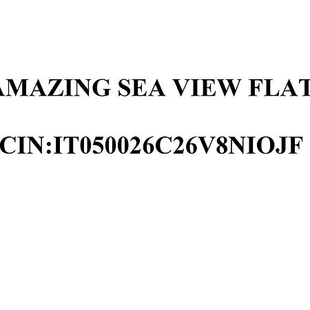 Amazing Sea View Flat Villa Tirrenia Buitenkant foto